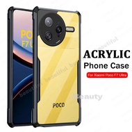 Acrylic Phone Case for POCO F7Ultra POCO F7 Ultra F 7 Pro F7Pro F6 F6Pro POCOF7 Pro 5G Anti-drop Sho