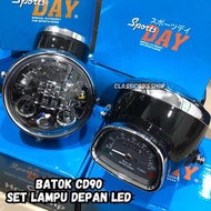 CD 90 LAMP COVER CD90 HEADLIGHT COVER SPIDO SET CD 90 DAY GEN 3 PNP CB GL MP