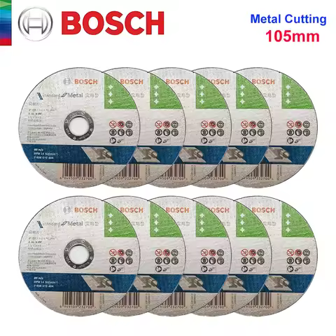 Bosch Pratical Metal Cutting Discs 105x16x1.2Mm Angle Grinder Grinding Wheels En12413 for Carbon Met