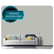 NIPPON Interior Paint Q-Glo 5 liter - PRO0492 DOLPHIN GREY