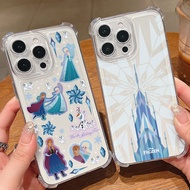 Frozen Queen Elsa Casing for Samsung Galaxy A73 A56 A55 A54 A53 A52 A51 A50 A36 A35 A33 A32 A31 A30 