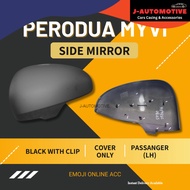 PERODUA MYVI BEZZA AXIA TOYOTA PRIUS WISH SIDE DOOR MIRROR COVER WITH CLIP