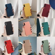Samsung Galaxy J8 J6+ J6 J4+ J4 Plus 2018 Phone Case Solid Color Matte Plain Candy Simple Soft TPU Case Cover