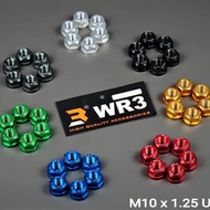 WR3 GEAR NUT ninja 250 Z250 R25 MT25 ER6 ZX25R CBR250RR