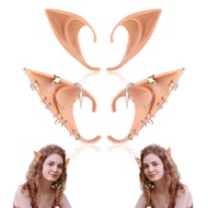 Elf Ears with Fairy y2k Earrings Set Fairy Pixie Elf Ears Spirit Elf Ears Costume Ball Cosplay Party