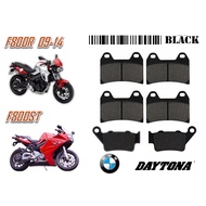 BMW DISC BRAKE PADS F800R 09-14 F800ST BEST QUALITY BLACK MOTORSPORT