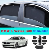 Car Side Window Sunshade For BMW 5 Series G30 2016-2023 Car Sunshade Visor Front Windshield Frame Cu