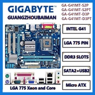 Used Gigabyte G41MT-D3 G41MT-D3P G41MT-D3PT G41MT-S2P G41MT-S2PT Desktop Motherboard G41 Mainboard