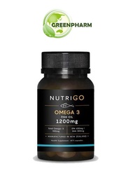 NutriGo Omega 3 Fish Oil 1200mg (120's) exp:2024