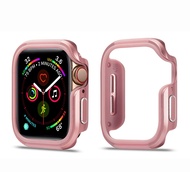 ใช้งานร่วมกับเคส Apple Watch Series 8 7 41Mm 45Mmอลูมิเนียมและ Soft TPU Case น้ำหนักเบาป้องกันรอยขีดข่วนสำหรับ Series 6 /Se/ 5/4/3/2/1 38มม. 40มม. 42มม. 44มม.