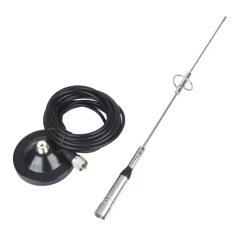 Magnetic Mount VHF/UHF (144/430Mhz) Antenna PL259 for Car Mobile Radio 2.15/3.0dBi High Gains 150W A