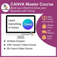 [Video Course] Learn Canva Pro Masterclass - Basic to Advanced [130 Lessons Video Tutorial]