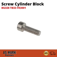 Screw cylinder block BG328 TB33 FR3001 mesin rumput brush cutter  Allen key