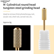 5 IN 1 Tungsten Steel Nail Art Grinding Head Colorful Nail Drill Bit Milling Cutter Manicure Tools F