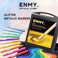 ENMY Black Box Direct Ink Acrylic Marker Set Glitter Markers