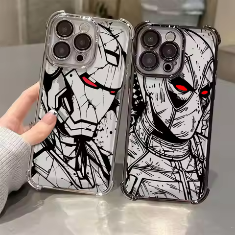 Marvel Art Ironman Phone Case For Xiaomi Poco X8 Pro Max Cases X5 X6 X7 F4 F5 F7 Pro F8 Ultra M7 X8P