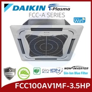 Ceiling Cassette 3.5HP DAIKIN R32 SkyAir FCC100AV1MF Non Inverter FCC100A Air Conditioner FCC-A Ceiling Cassette Aircond