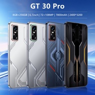 GT 30 Pro New 4G/5G Smartphone 6.7-inch Ultra HD Full Screen Phone Memory 8GB RAM+256GB ROM Android 