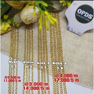 Gold Chain 0.7 and 0.9
