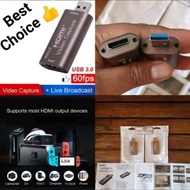 USB Video capture Card HDMI 1080P 30fps 60fps Recording YouTube