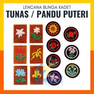 LENCANA BUNGA KADET TUNAS / PANDU PUTERI