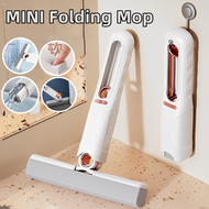 Mini Mop Hands-Free Desktop Glass Cleaning Foldable Sponge Mop Spin Mop