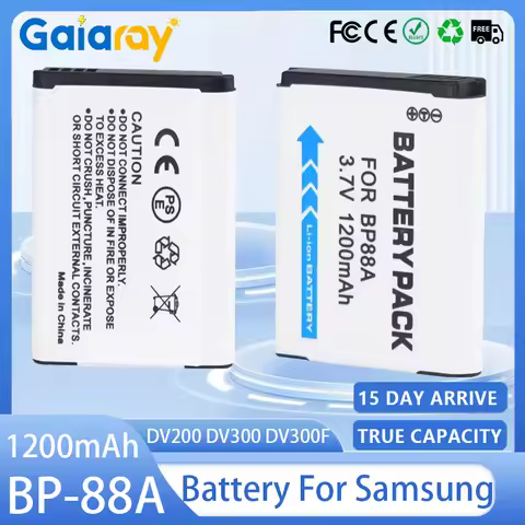 IA-BP88A BP-88A Camera Battery 3.7V 1200mAh BP88A Rechargeable Batteries for Samsung DV200 DV300 DV3
