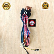 soket kabel relay set 4 kaki  klakson  lampu motor & mobil