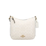 [DEFECTS] Coach Ellie File Bag In Signature Canvas - White