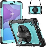 QYiiD Case for Lenovo Tab M10 Plus 10.3 Inch/K10 with Screen Protector, Heavy Duty Protective with R