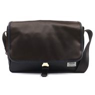 【5積分】成色極佳 △PORTER SACS BAR 383-05714 尼龍皮革單肩包/斜背包ブラウン/黑色 男士