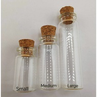 10 PCKS LARGE CORK BOTTLE/EMPTY BOTTLE