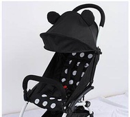Seat Liner Mattress Pad Cushion for Baby Yoya 165 Angle Lay Down Stroller Yoyo Textile Canopy Sun Visor Stroller Accessories