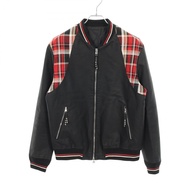 【二手】Alexander McQueen Blouson 520380 QLS43 ​​1000 黑色其他夾克 黑紅RED男士二手 B