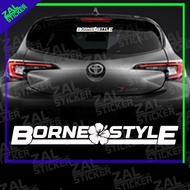 *<ZAL STICKER> STICKER KERETA BORNEO STYLE  BUNGA RAYA MYVI AXIA ALZA BEZZA PERSONA VIOS CITY