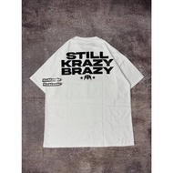 KATUN Stil Krazy Brazy T-Shirt Wanita & Men's Soft Combed Cotton 24s ~ Free Sticker
