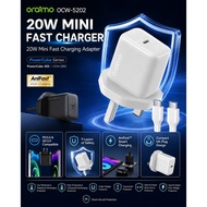 😍 ORAIMO OCW-5202U PowerCube 202 PD 20W FAST CHARGING CHARGER ADAPTER WITH 1M PD CABLE C2C / C2L 😍