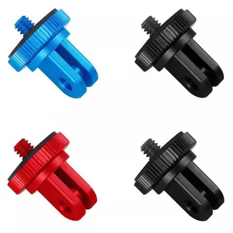 Tripod Adapter for GoPro 11/10 Accessories, Metal 1/4" Mini Adapter for Xiaoyi Action Cameras