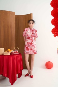 ROSSARIN - ชุดแดง ตรุษจีน Gemma Peony Dress