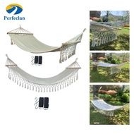 Perfeclan Outdoor Hammock Sturdy Heavy Duty Portable Hammock for Beach Balcony Outdoor