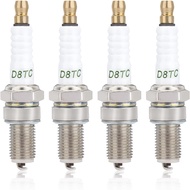 4 Pack D8TC Spark Plug Replace NGK 2120 D8EA for 125cc 150cc 200cc 250cc 4 Stroke Gasoline Engine AT