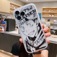 Japan Anime Jujutsu Kaisen Phone Case For iPhone 14 13 Pro Max 12 11 XR X XS 7 8 Plus Itadori Yuji Gojo Satoru Cute Phone Case