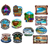 CAGAYAN DE ORO Stunning Rubber magnets. Beautiful Art, Lasting Memories Souvenir