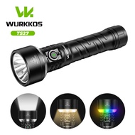 Wurkkos TS27 3200LM Super Bright Flashlight,845m Throw 32140 ,15000mAh Battery,Side-Light/RGB LED,