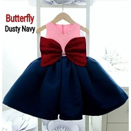 BUTTERFLY CHILDREN'S DRESS Dress Budak Perempuan Gaun Budak Perempuan
