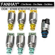 7PCS/Set 6T40E 6T40 6T45 6T50 6T45E Auto Transmission Solenoids Kit For Chevrolet Malibu Cruze Equin