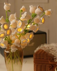 【COOL】 C5 Diy Led Night Lights Lily Of The Valley Garland Fairy String Handmade Flower Lamp Home Roo