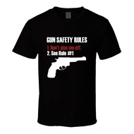 Funny Safty Rules Shirt Saying Firearms 2Nd Amendment Gift T Shirt