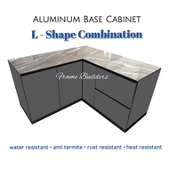 Kitchen Cabinet/Aluminum Kitchen/Base Cabinet/L Shape Kitchen/Kabinet Dapur/Aluminium Kabinet/Dapur Kabinet