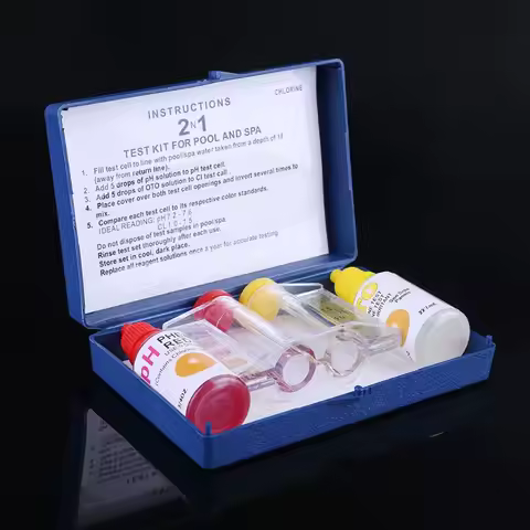 Swimming Pool Special Test Kit Accessories PH Chlorine Inspection Liquid Water Quality Component Tes